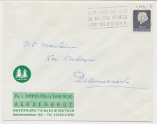 Firma envelop Aerdenhout 1967 - Kwekerij