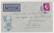Envelop ( Calcutta India ) Amsterdam 1947 - Hotel des Indes