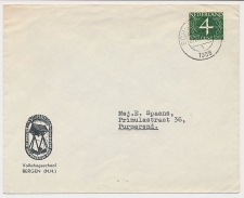 Firma envelop Bergen 1959 - Volkshogeschool - Klokkenstoel