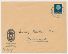 Firma envelop Bakkeveen 1960 - Volkshogeschool - Klokkenstoel