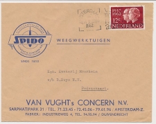 Firma envelop Amsterdam 1962 - Spido - Weegwerktuigen 