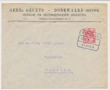 Firma envelop Dodewaard 1913 - Vruchten