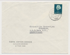 Firma envelop Etten 1960 - Kwekerij