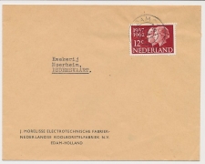 Firma envelop Edam 1962 - Koolborstelfabriek