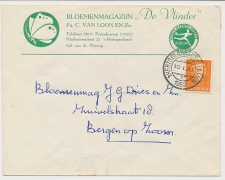 Firma envelop s Hertogenbosch 1952 - Bloemen - Vlinder - Fleurop