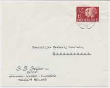 Firma envelop Hillegom 1962 - Kwekerij