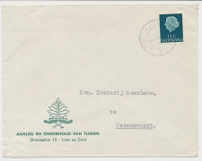 Firma envelop Loon op Zand 1960 - Tuinen