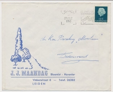 Firma envelop Leiden 1967 - Bloemist - Hovenier