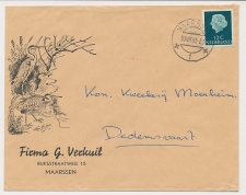 Firma envelop Maarssen 1961 - Reigers