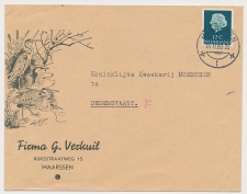 Firma envelop Maarssen 1961 - Reigers