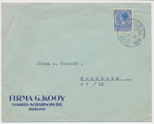 Firma envelop Noord Scharwoude 1940 