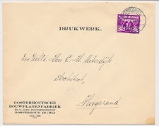 Firma envelop Oosterhout 1935 - Bouwplatenfabriek