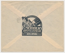 Firma envelop Schiedam 1924 - Distillateur - Alcohol