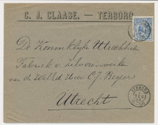 Firma envelop Terborg 1896