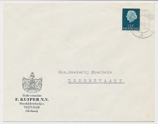 Firma envelop Veendam 1962 - Handelskwekerij