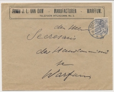 Firma envelop Warffum 1922 - Manufacturen