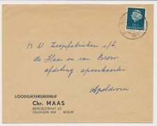 Firma envelop Wouw 1961 - Loodgieter 