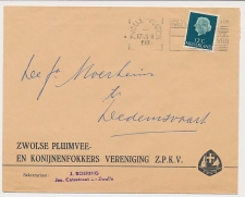 Envelop Zwolle 1961 - Pluimvee - Konijnenfokkers Vereniging