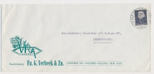 Firma envelop Aalsmeer 1966 - Handelskwekerij