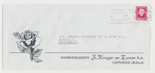 Firma envelop Sappemeer 1973 - Boomkwekerij - Roos