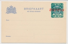 Briefkaart G. 186 II - Blinddruk achterzjde