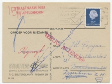 Gouda - Apeldoorn 1971 - Straatnaam onbekend - Retour Afzender