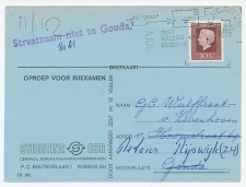 Hilversum - Gouda 1972 - Straatnaam niet te Gouda