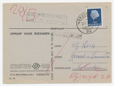 Den Haag - Schiedam 1972 - Straatnaam bestaat niet - Retour