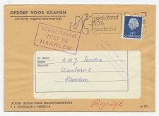 Locaal te Haarlem 1971 - Straatnaam niet te Haarlem - Terug