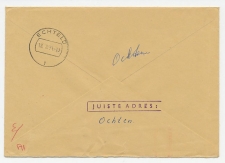 Rijswijk - Echteld - Ochten1971 - Juiste adres - Terug afzender 