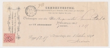 Em. 1872 Den Haag - Nieuwe Pekela - Kwitantie