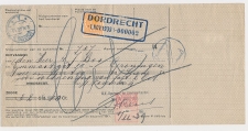 Em. Veth Dordrecht - Groningen 1939 - Kwitantie Stortingsbiljet