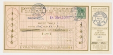Postbewijs G. 24 - Groningen 1933