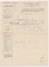 Telegram Zwaluwe - Sliedrecht 1888