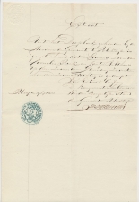 Fiscaal / Revenue - Droogstempel 50 C. - Blokzijl 1851