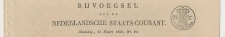 Fiscaal / Revenue - 2 1/2 C. Voor Het Land - 1829 