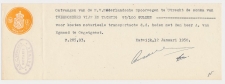 Fiscaal Droogstempel 10 C. s GR. 1947 - Katwijk 1950