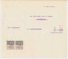 Omzetbelasting 6 CENT - Veldhoven 1934