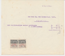 Omzetbelasting 2 / 10 CENT - Veghel 1934