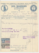 Omzetbelasting 15 CENT / 2.50 GLD - Maastricht 1938