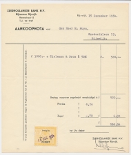 Beursbelasting 70 CENT den 19.. - Rijswijk 1954