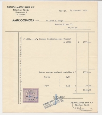 Beursbelasting 1.75 GLD. den 19.. - Rijswijk 1954