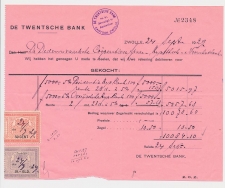 Beursbelasting 50 CENT / 10.- GLD. den 19.. - Zwolle 1930