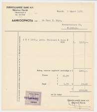 Beursbelasting 1.50 GLD. de 19.. - Rijswijk 1955
