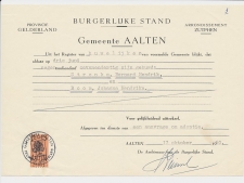 Gemeente Leges 1.- Aalten 1960