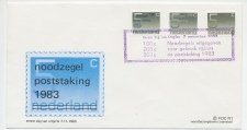 Em. Crouwel - FDC Noodzegels Poststaking 1983