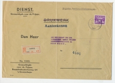 Em. Duif Dienst Antwoordenvelop Aangetekend Almelo  1942