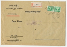 Em. Duif Dienst Antwoordenvelop Aangetekend Venlo  1943