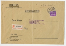 Em. Duif Dienst Antwoordenvelop Aangetekend Rotterdam 1942