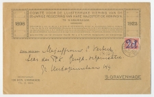 Envelop Locaal te Den Haag 1923 - 25-Jarige Regeeringsjubileum